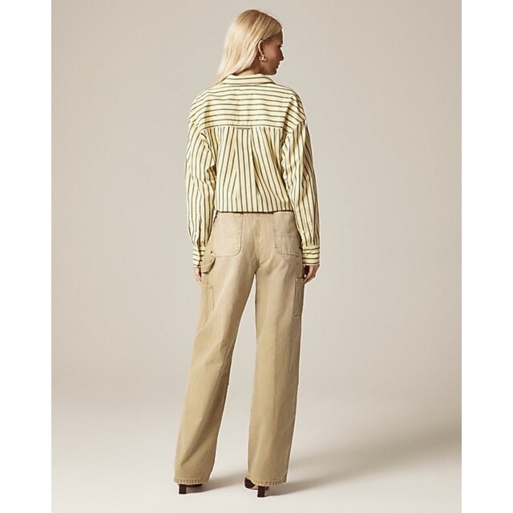 J Crew Slant Pocket Hammer Loop Painter Pants 29 Khaki Utility Minimal Neutral - Picture 4 of 16